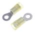RS PRO Insulated Ring Terminal, M4.5 (#8) Stud Size, 4mm² to 6mm² Wire Size, Yellow