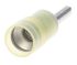 RS PRO Insulated Crimp Pin Connector, 4mm² to 6mm², 12AWG to 10AWG, 2.8mm Pin Diameter, 14mm Pin Length, Yellow