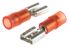 RS PRO Red Insulated Female Spade Connector, Receptacle, 6.35 x 0.8mm Tab Size, 0.5mm² to 1.5mm²