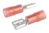 RS PRO Red Insulated Female Spade Connector, Double Crimp, 4.75 x 0.8mm Tab Size, 0.5mm² to 1.5mm²