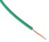 Cable para Equipos Staubli, área transversal 0,15 mm² Filamentos del Núcleo 39 / 0,07 mm Verde, 500 V, long. 100m, Sin