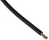 Cable de conexión Staubli, área transversal 0.5 mm² Filamentos del Núcleo 129/0.07 mm Negro, 500 V, long. 100m, 20 AWG