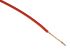 Staubli Red 0.5 mm² Equipment Wire, 20 AWG, 129/0.07 mm, 100m, PVC Insulation