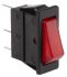 Arcolectric (Bulgin) Ltd Wippschalter Einpoliger Ein/Aus-Schalter (SPST), Ein-Aus Beleuchtet 11mm x 30mm, 16 A, Rot