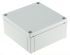 Fibox MNX Series Grey Polycarbonate Enclosure, IP66, IP67, Grey Lid, 130.1 x 130.1 x 60mm