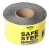 Cinta de advertencia Rocol SAFE STEP® de color Negro, 100mm x 18.25m