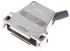 FCT from Molex FMK Die Cast Zinc Angled D Sub Backshell, 25 Way, Strain Relief