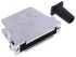 FCT from Molex FMK Series Die Cast Zinc Angled D Sub Backshell, 37 Way, Strain Relief