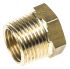 Legris Brass Pipe Fitting, Straight Threaded Reducer, Male R 3/8in to Female G 1/4in