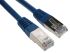 Decelect Cat5 Male RJ45 to Male RJ45 Ethernet Cable, F/UTP Shield, Blue PVC Sheath, 2m