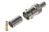 Radiall, jack Cable Mount BNC Connector, 75Ω, Crimp Termination, Straight Body