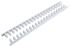 Hager Standard Grey Slotted Flexible Panel Trunking - Flexible Slot, W11 mm x D15mm, L250mm, Polyamide