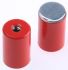 Eclipse Pot Magnet 9.5mm Threaded Hole Aluminium Alloy, 1kg Pull