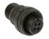 Amphenol Industrial 4-Polet Cirkulær konnektor Kabelmontering Plug, Skruekobling, Socket Contacts, kappestørrelse 14S,