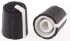 Sifam 11.5mm Black Potentiometer Knob for 4mm Shaft D Shaped, 3/03/DP110-004/237/224