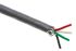 Alpha Wire Alpha Essentials Steuerkabel, 4-adrig x 0,09 mm Grau, 100m, 28 AWG, Geflecht
