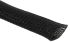 HellermannTyton Expandable Braided PET Black Cable Sleeve, 35mm Diameter, 10m Length, Helagaine HLB Series