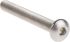 RS PRO Plain Stainless Steel Hex Socket Button Screw, ISO 7380, M5 x 40mm