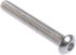 RS PRO Plain Stainless Steel Hex Socket Button Screw, ISO 7380, M8 x 60mm
