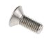 RS PRO Plain Stainless Steel Hex Socket Countersunk Screw, DIN 7991, M8 x 20mm