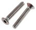 RS PRO Plain Stainless Steel Hex Socket Countersunk Screw, DIN 7991, M5 x 30mm