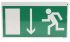 PET Emergency Exit Down Non-Illuminated Emergency Exit Sign