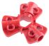 Brady 6.5mm Shackle Pneumatic Lockout, 12mm Attachment Point- Red