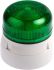 Klaxon Flashguard QBS Series Green Flashing Beacon, 230 V ac, Surface Mount, Xenon Bulb