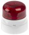 Klaxon Flashguard QBS Series Red Steady Beacon, 230 V ac, Surface Mount, LED Bulb