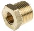 Legris Brass Pipe Fitting, Straight Threaded Reducer, Male R 3/8in to Female G 1/8in