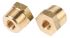 Legris Brass Pipe Fitting, Straight Threaded Reducer, Male R 3/4in to Female G 1/4in