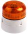 Klaxon Flashguard QBS Amber LED Beacon, 230 V ac, Flashing, Surface Mount