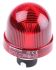 Werma 红色常亮白炽警示灯, 黑色外壳, Φ75mm底座, 面板安装, IP65, 815.100.00