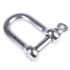 RS PRO D-Shackle, Stainless Steel, 0.25t