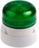 Klaxon Flashguard QBS Serien Signallys, Grøn linse, Blinkende, Xenon, overflademontering, 12 V dc, 24 V dc