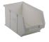 Skladovací zásobník barva Bílá PP 130mm x 150mm x 240mm RS PRO