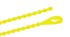 Richco Cable Tie, Releasable, 101.6mm x 1.5 mm, Yellow Polypropylene, Pk-100