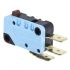 Crouzet Button Actuated Micro Switch, Tab Terminal, 16 A @ 250 V ac, SPDT-NO/NC, IP40