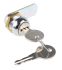 Euro-Locks a Lowe & Fletcher group Company Camlock, 16mm Panel-to-Tongue, 19.1 x 16.1mm Cutout, Key Unlock