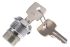 Euro-Locks a Lowe & Fletcher group Company Cilinderes bútorzár, típus: Kulcs, panelkivágás: 20.1 x 17.6mm