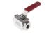 RS PRO Stainless Steel Hydraulic Ball Valve G 3/8