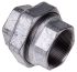 Georg Fischer Galvanised Malleable Iron Fitting Taper Seat Union, Female BSPP 2in to Female BSPP 2in