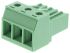 Phoenix Contact 7.62mm Pitch Pluggable Terminal Block, Plug, Cable Mount, Screw Termination