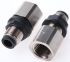 Legris LF3000 Series Bulkhead Threaded-to-Tube Adaptor, G 1/4 Female to Push In 6 mm, Threaded-to-Tube Connection Style