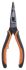 Bahco Steel Pliers, Long Nose Pliers, 160 mm Overall Length