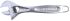 Facom Adjustable Spanner, 206 mm Overall Length, 27mm Max Jaw Capacity