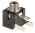 Switchcraft, Retvinklet 2.5 mm Jack-konnektor, Mono, Hun, Chassismontering