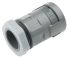 PMA PG16 Straight Cable Conduit Fitting, Grey 17mm nominal size