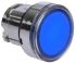 Schneider Electric Harmony XB4 Series Blue Illuminated Spring Return Push Button Head, 22mm Cutout, IP66, IP67, IP69K