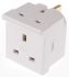 MK Electric UK to UK Adapter, Rated At 13A